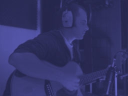 Guitar and vocals recording day